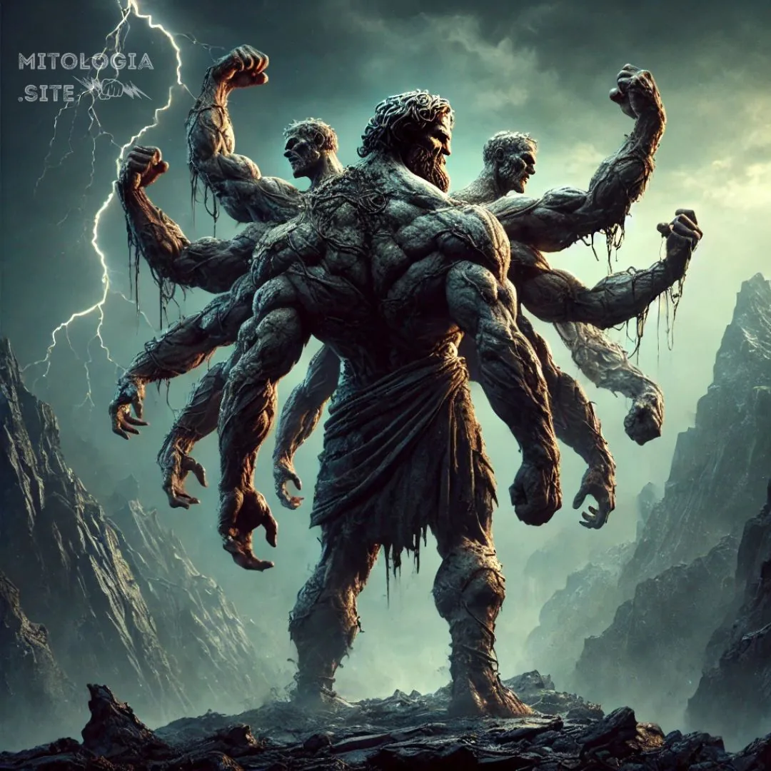 Los Hecatónquiros: los gigantes de cien brazos de la mitología griega