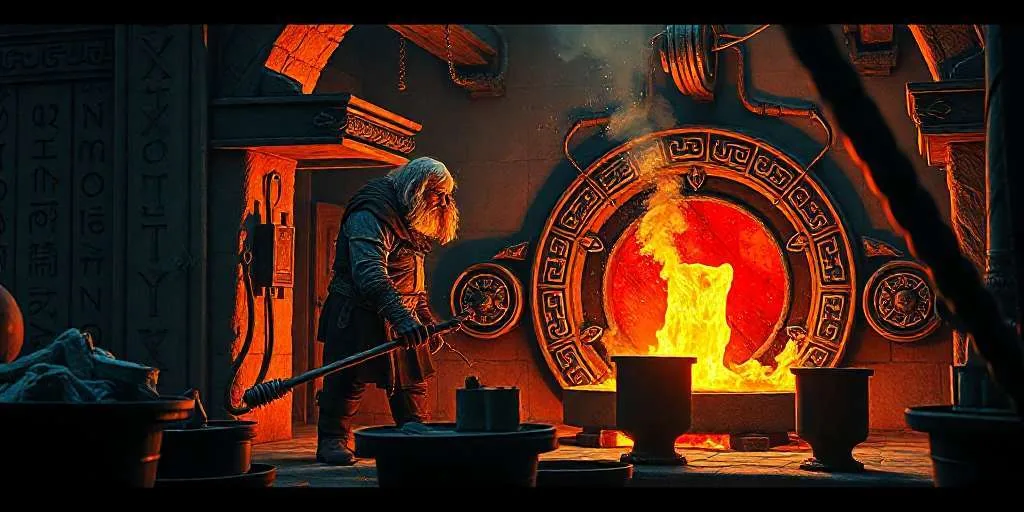 Svartalfheim: El mundo de los enanos y su maestría en la forja en la mitología nórdica
