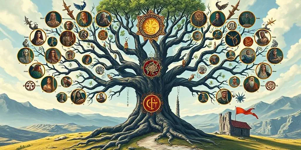 Árbol genealógico de los dioses nórdicos: Orígenes y relaciones familiares