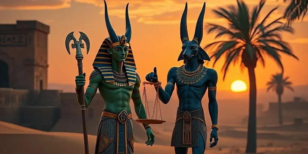 Osiris y Anubis: Mitos de Vida y Muerte en el Antiguo Egipto