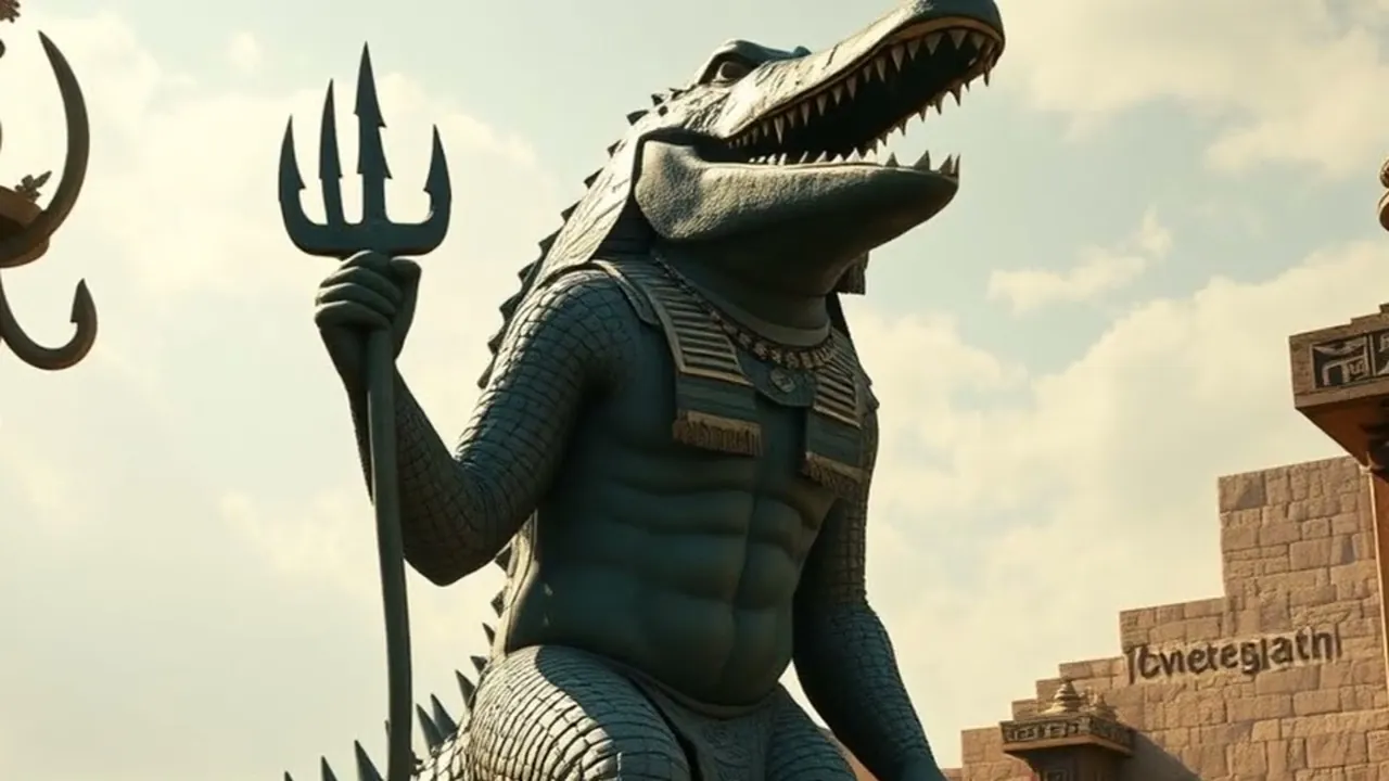 Sobek, el dios cocodrilo del Nilo: mito, culto y simbolismo